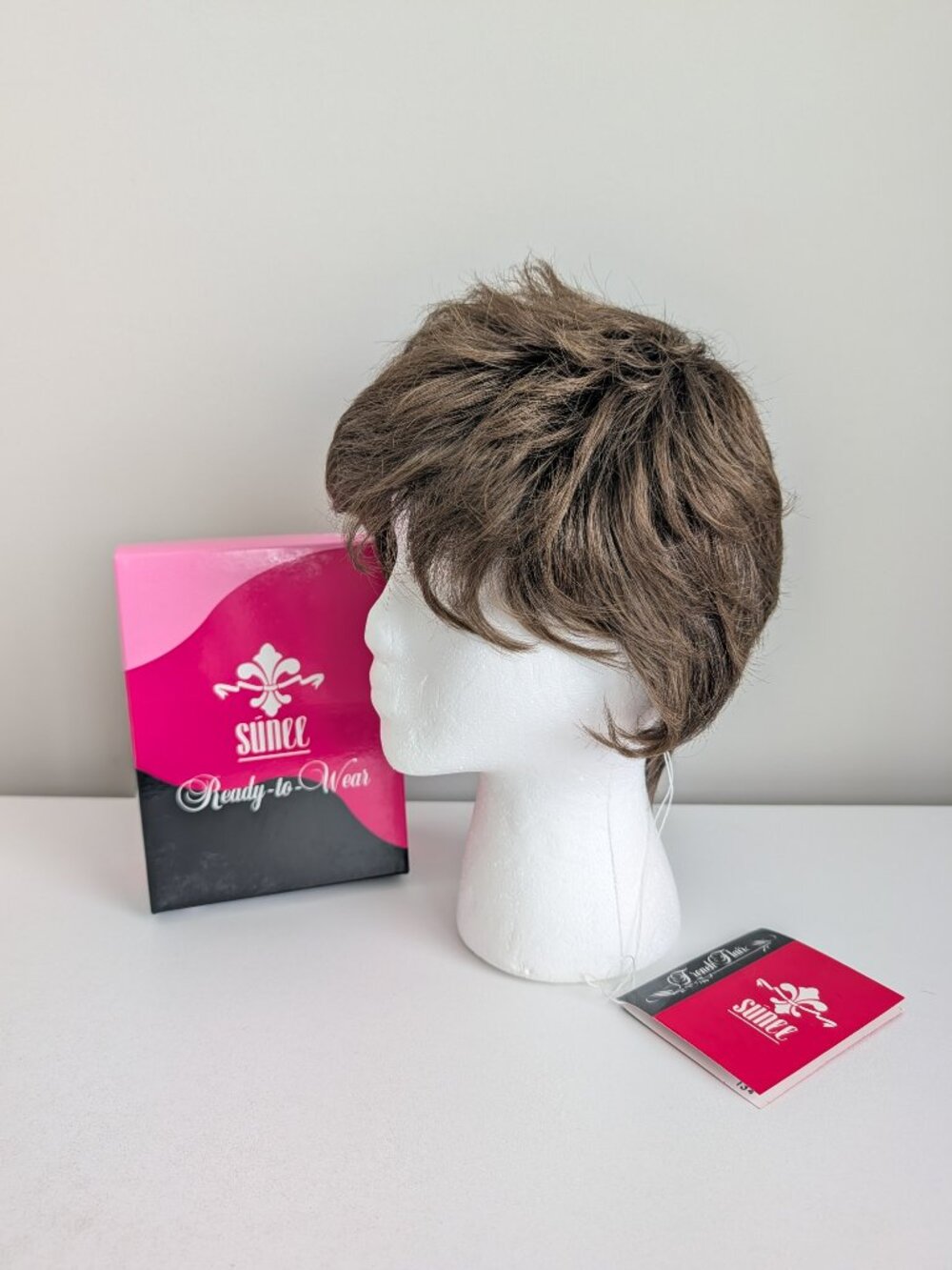 Sunee French Flair Wig SKE-23 MARIE 2B/10T Brown Synthetic Kanekalon New w Box